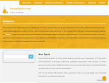 Tablet Screenshot of kimyaegitimi.org